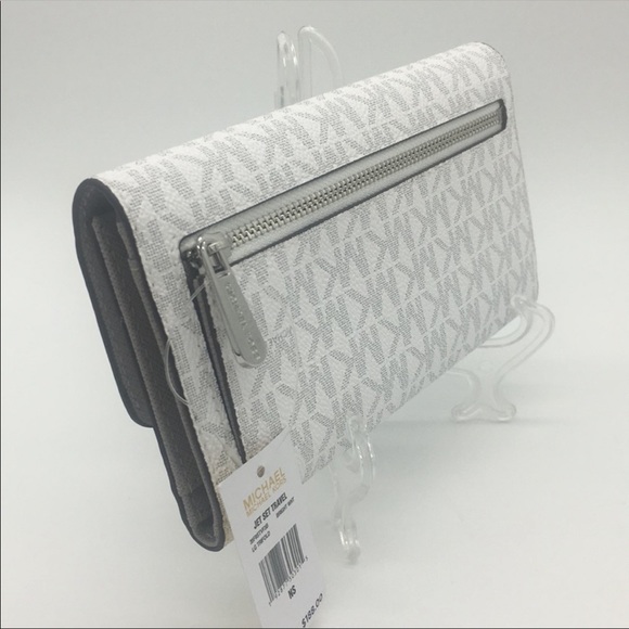 MICHAEL KORS JET SET TRAVEL Lg TRIFOLD WALLET - Picture 4 of 9